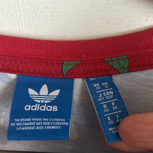 Adidas floral t-shirt - Picture 2 of 10